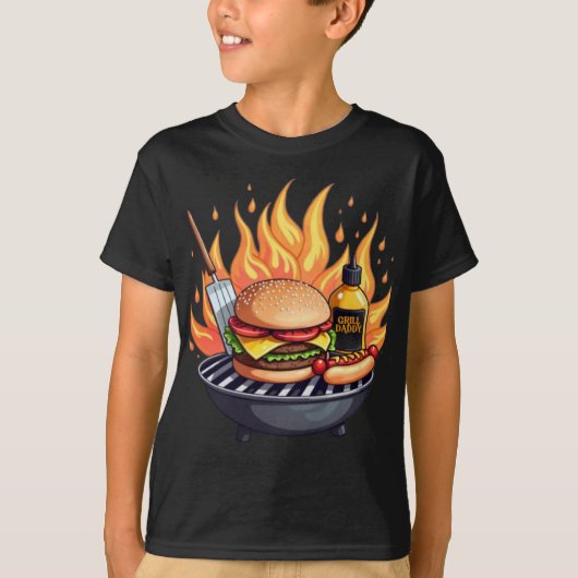 Grill Daddy BBQ Master T-shirt (Voorkant)