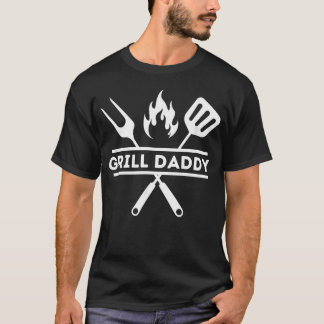Grill Daddy Grappige Bbq Barbeque Vader's Papa Wie T-shirt