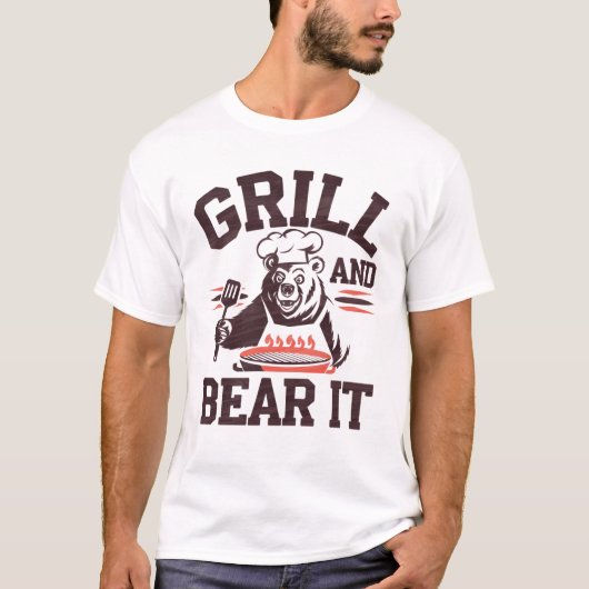Grill en beer het t-shirt (Voorkant)