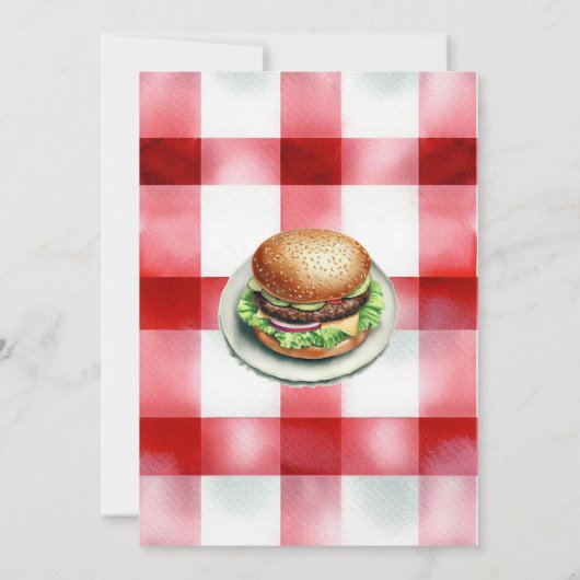 Grill en Chill BBQ Party Kaart (Achterkant)