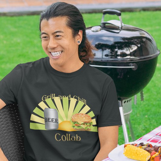 Grill en Chill Collab Tri-Blend Shirt