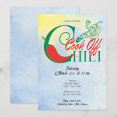 Grill en Chill Party Chili Cook Off Friendsgiving Kaart (Voorkant / Achterkant)