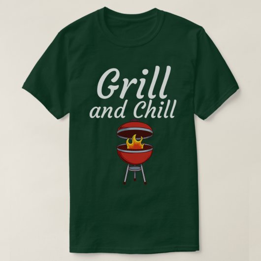 Grill en Chill T-shirt (Design voorkant)
