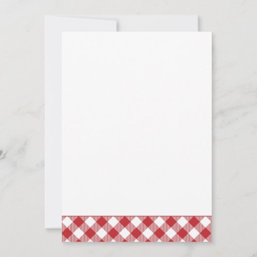 Grill en Chillen Vierde Juli BBQ Uitnodiging (Achterkant)