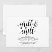 Grill en heuvel Housewarming party uitnodigingskaa Kaart (Voorkant / Achterkant)