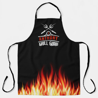 Grill Guru Personalized Schort Barbeque Master