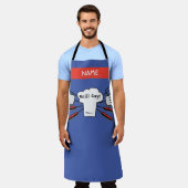 "Grill Guy" Vaderdag Schort (Gedragen)