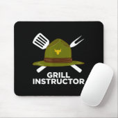 Grill instructeur grappig bbq pitmaster grillende muismat (Met muis)