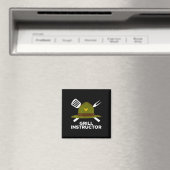 Grill instructeur grappige bbq pitmaster grillende magneet (Insitu (Vaatwasser))