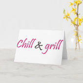 Grill Kaart (Gele Bloem)