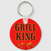 Grill King BBQ Gezegde Sleutelhanger (Voorkant)