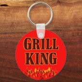 Grill King BBQ Gezegde Sleutelhanger (Voorkant)