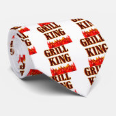 Grill King BBQ Gezegde Stropdas (Opgerold)
