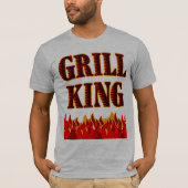 Grill King BBQ Gezegde T-shirt (Voorkant)