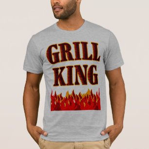 Grill King BBQ Gezegde T-shirt