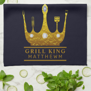 Grill King BBQ Kroon marine Maak Je Eigen  Theedoek
