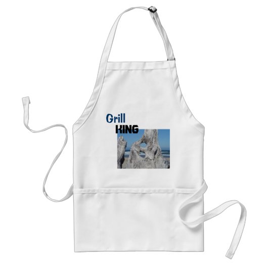 Grill King BBQ-schort Papa Heren schorten Barbeque (Voorkant)