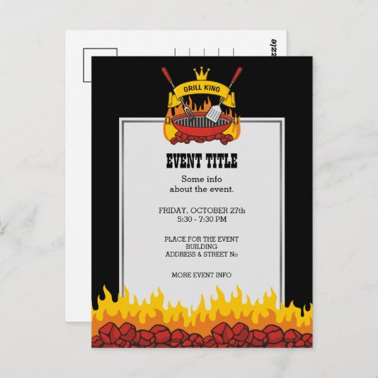 Grill King Briefkaart (Voorkant / Achterkant)