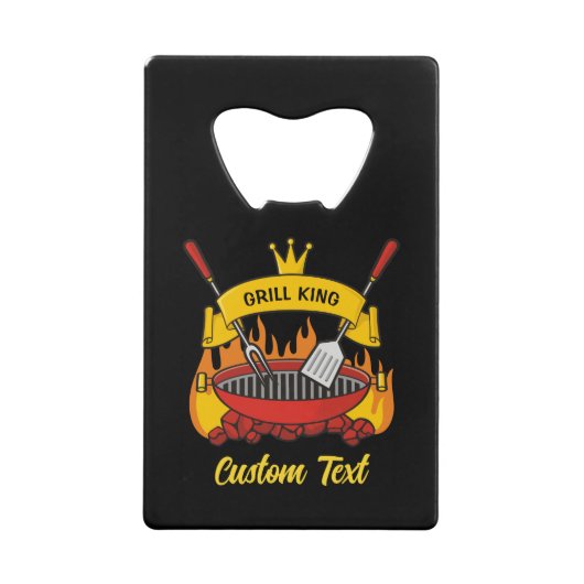Grill King Creditkaart Flessenopener (Voorkant)
