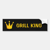 Grill King Crown Bumpersticker (Voorkant)