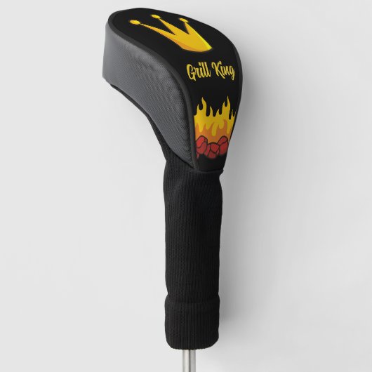 Grill King Crown Golfheadcover (Schuin)