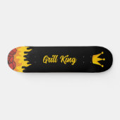 Grill King Crown Persoonlijk Skateboard (Horizontaal)