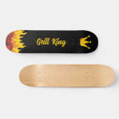 Grill King Crown Persoonlijk Skateboard (Horizontaal)