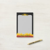 Grill King Crown Post-it® Notes (Op bureau)