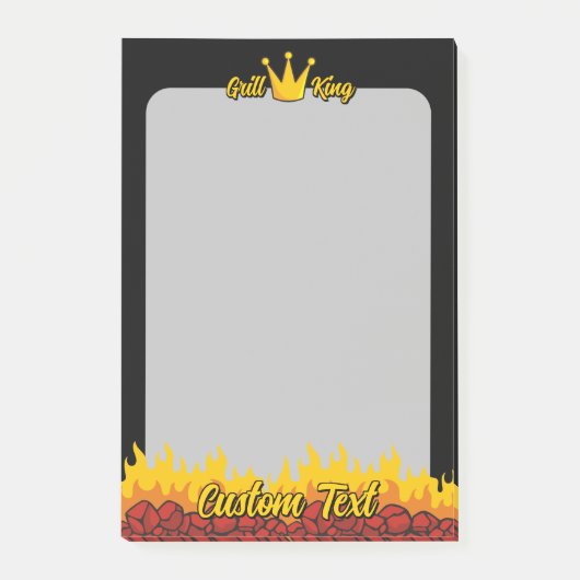 Grill King Crown Post-it® Notes (Voorkant)