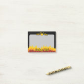 Grill King Crown Post-it® Notes (Op bureau)