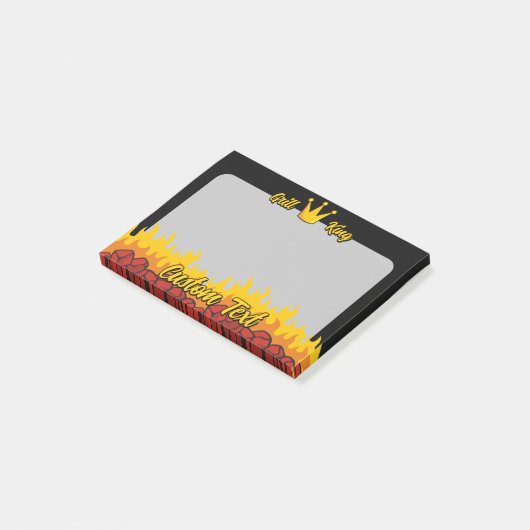 Grill King Crown Post-it® Notes (Schuin)