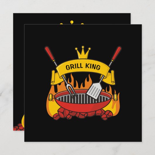 Grill King Kaart (Voorkant / Achterkant)