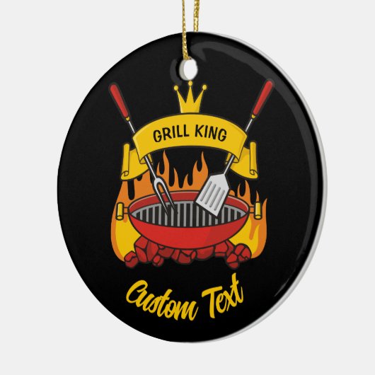 Grill King Keramisch Ornament (Links)