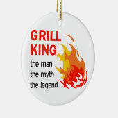 Grill King Legend Keramisch Ornament (Rechts)