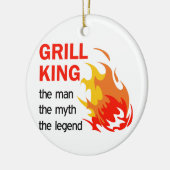 Grill King Legend Keramisch Ornament (Links)