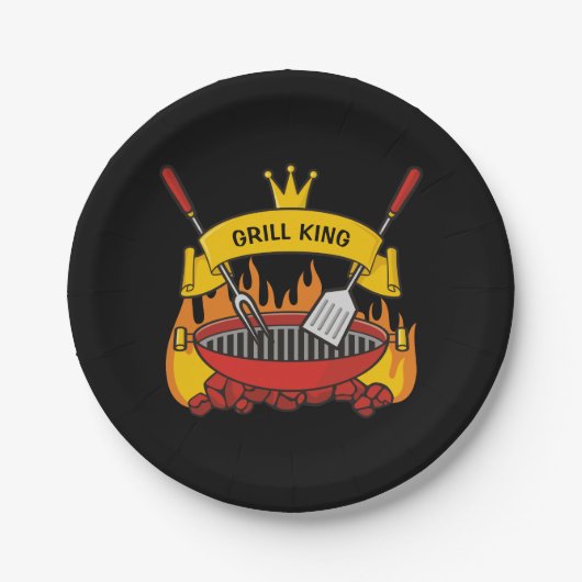 Grill King Papieren Bordje (Voorkant)