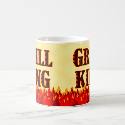 Grill King Red Flames BBQ Gezegde Mok (Center)