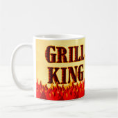 Grill King Red Flames BBQ Gezegde Mok (Links)