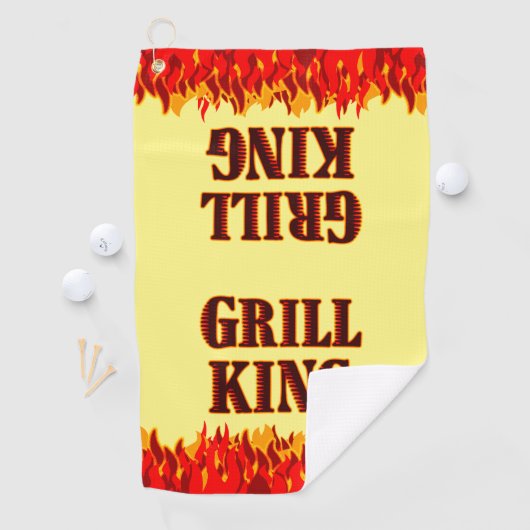 Grill King Red Flames BBQ Handdoek (Insitu)