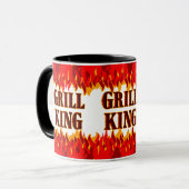Grill King Red Flames Chef's Mok (Voorkant links)