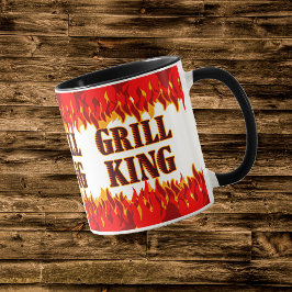 Grill King Red Flames Chef's Mok