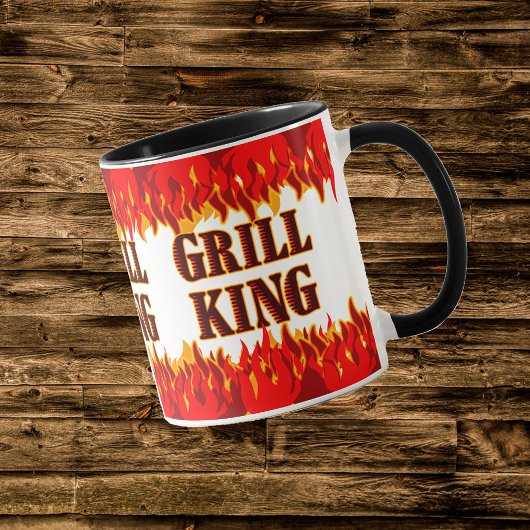 Grill King Red Flames Chef's Mok