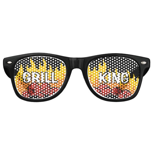 Grill King Retro Zonnebril (Voorkant)