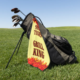 Grill King Rode Vlammen BBQ Handdoek