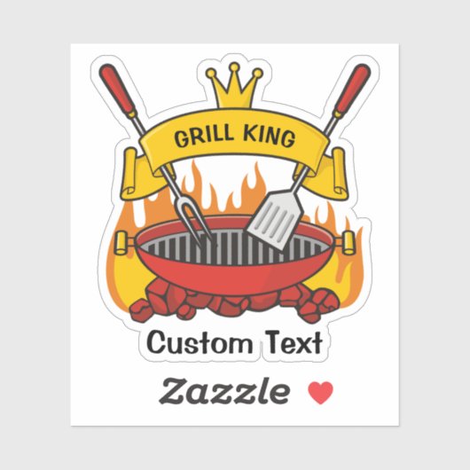 Grill King Sticker (Vel)