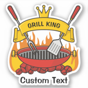 Grill King Sticker