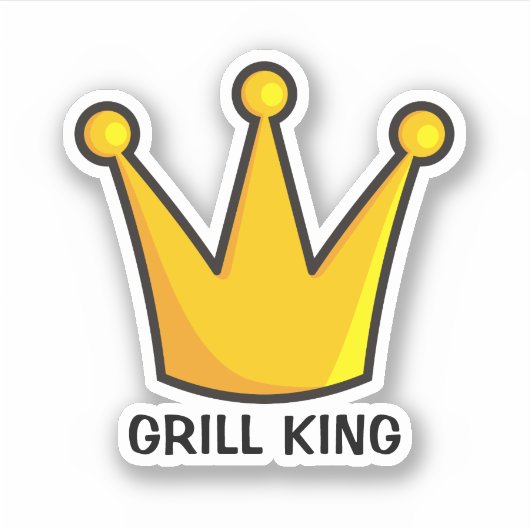 Grill King Sticker (Voorkant)