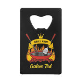 Grill Koning Creditkaart Flessenopener (Voorkant)