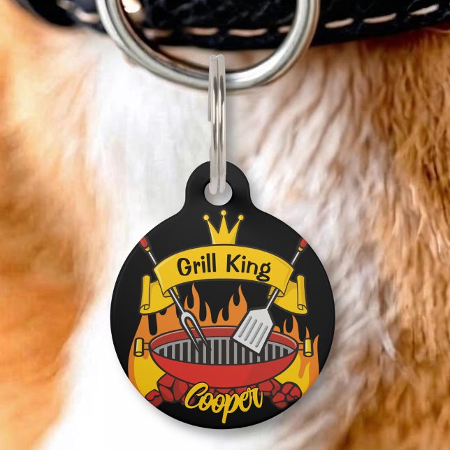 Grill Koning Huisdierpenning (Creator heeft geüpload)