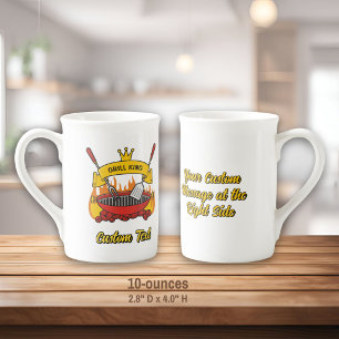 Grill Koning Porselein Kop